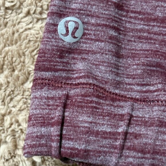EXCELLENT Lululemon Healthy Heart Pullover Long Sleeve Hoodie Black Cherry 6 - Picture 7 of 8